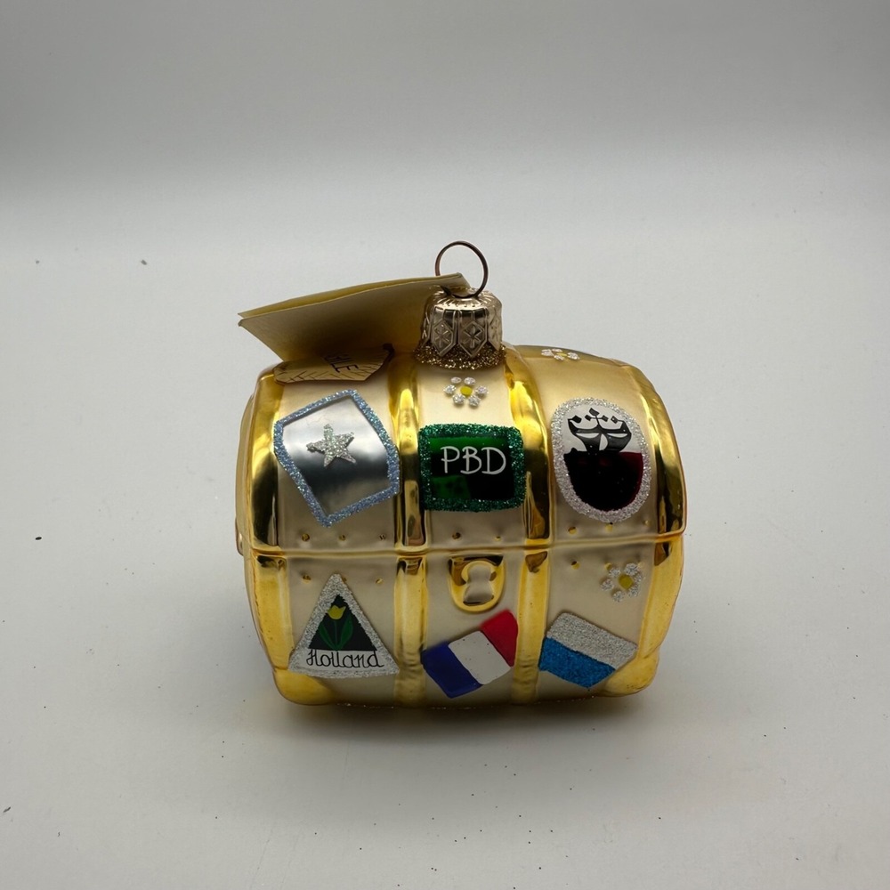 1999 Patricia Breen "Bon Voyage" RETIRED William Andrews Handmade Ornament #9903